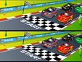 Spiel Racing Cartoon Differences