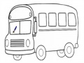 Spiel Student Bus Coloring