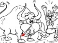 Spiel Coloring: Pick Leopold bull