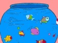 Spiel Little fishes in the aquarium coloring