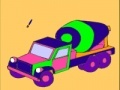 Spiel Pink concrete truck coloring 