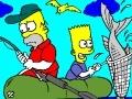Spiel Bart And Homer to Fishing