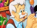 Spiel Pinocchio. Online Coloring Page