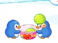 Spiel Penguins and ice cream balls