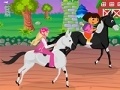 Spiel Dora Horse Racing Mania