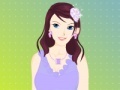 Spiel White Frock Girl Dressup