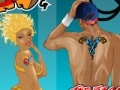 Spiel Cosplay Girl Tattoo Artist 