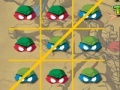 Spiel Ninja Turtles. Tic-Tac-Toe