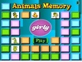 Spiel In cards with animals on memory