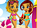 Spiel Lisa and Mina on The Beach