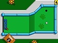 Spiel Mini golf with leopard