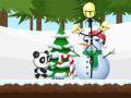 Spiel Christmas Panda Run