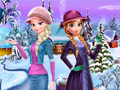 Spiel Elsa and Anna Winter Dress Up