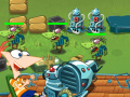 Spiel Phineas and Ferb Backyard Defense