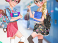 Spiel Elsa And Rapunzel College Girls