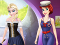 Spiel Ariel And Elsa Career Dress Up