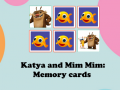 Spiel Kate and Mim Mim: Memory cards