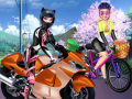 Spiel Sisters Motorcycle Vs Bike