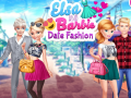 Spiel Elsa and Barbie Date Fashion