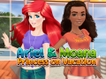 Spiel Ariel and Moana Princess on Vacation