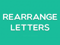Spiel Rearrange Letters