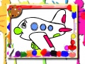 Spiel Airplane Coloring Book