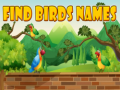 Spiel Find Birds Names