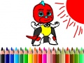 Spiel Back To School: Mask Boy Coloring