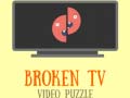 Spiel Broken TV Video Puzzle
