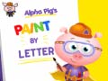 Spiel Alpha Pig`s Paint By Letter