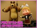 Spiel Pink Little Girl and Bear Moments