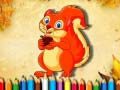 Spiel Squirrel Coloring Book
