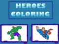 Spiel Heroes Coloring 