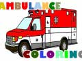 Spiel Ambulance Trucks Coloring Pages