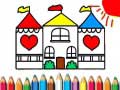 Spiel Doll House Coloring Book