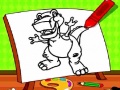 Spiel Easy Kids Coloring Dinosaur