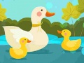 Spiel Mother Duck and Ducklings Jigsaw