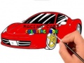Spiel Racing Cars Coloring book