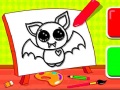 Spiel Easy Kids Coloring Bat