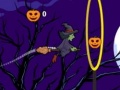 Spiel Flying witch halloween