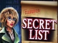 Spiel Secret List