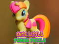 Spiel Cute Little Ponies Puzzle