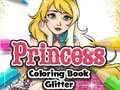 Spiel Princess Coloring Book Glitter