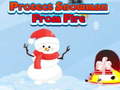 Spiel Protect Snowman From Fire