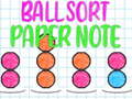 Spiel Ball Sort Paper Note