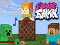 Spiel Friday Night Funkin Minecraft Steve vs Creeper