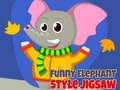 Spiel Funny Elephant Style Jigsaw