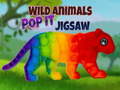 Spiel Wild Animals Pop It Jigsaw