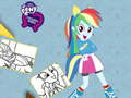 Spiel Equestria Girls Coloring Book