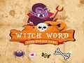 Spiel Witch Word Halloween Puzzel Game